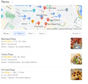 example local pack GBP Optimization local seo