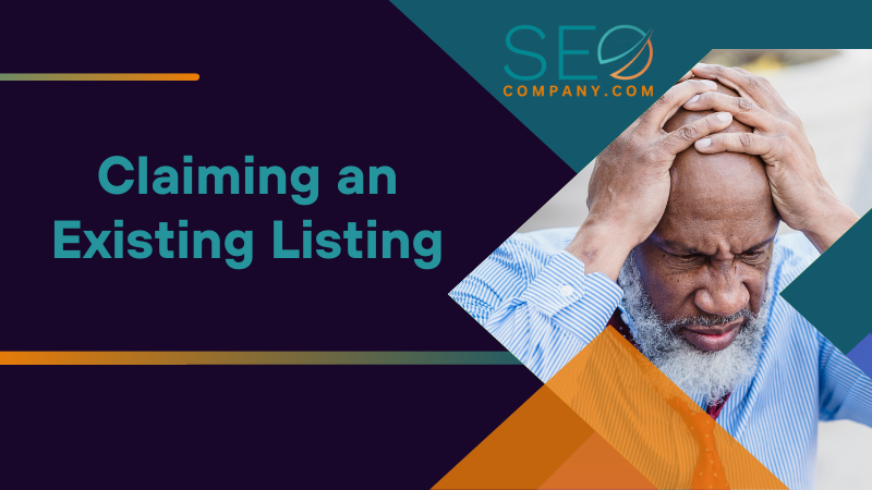Claiming an Existing Listing