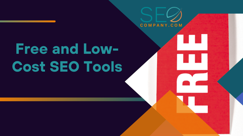 Free and Low Cost SEO Tools