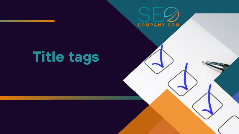 Title tags