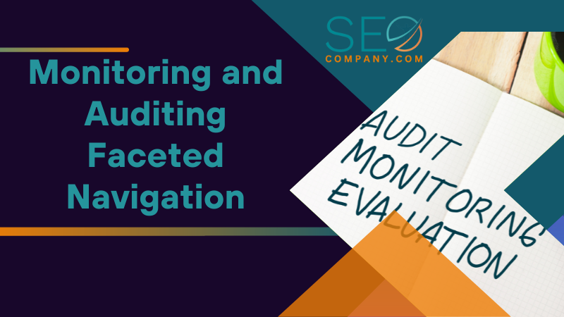 Monitoring and Auditing Faceted Navigation